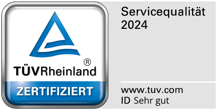 TÜV Rheinland zertifiziert in tuev-2022, ID Sehr gut